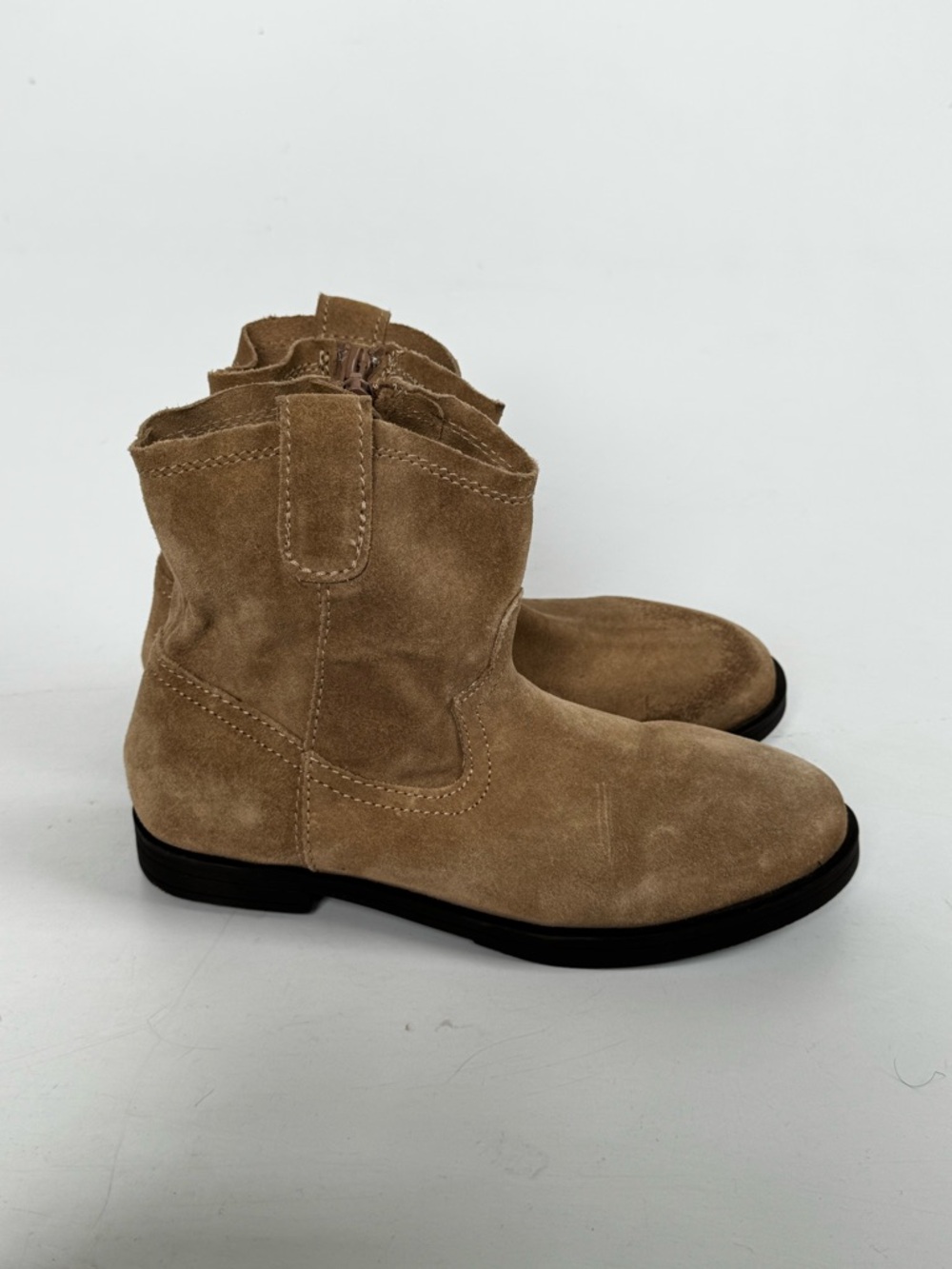 Zara Suede Ankle Boots in Light Brown / Tan European Size 36
